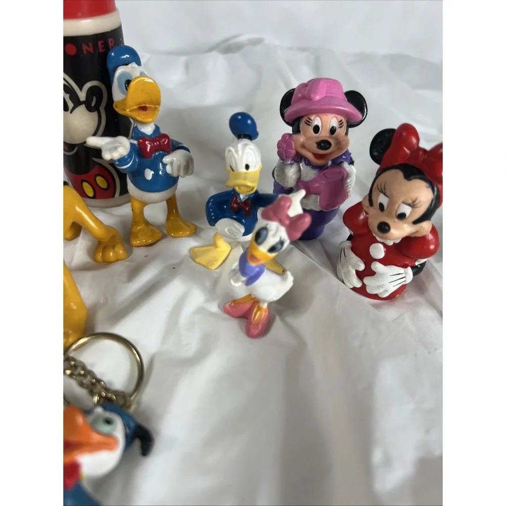 Lot Of 8 VTG‎ Disney PVC Plastic Figures Mickey Mouse & Friends Cake Toppers